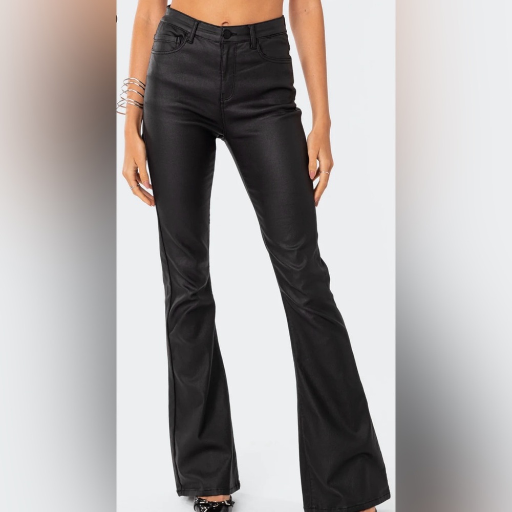 EDIKTED Faux Leather Pants